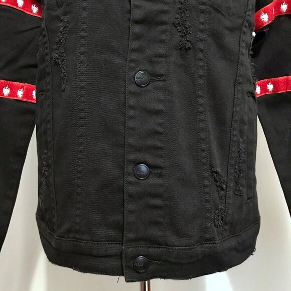Preme NWOT Black Wash Jean Jacket Men M - Picture 5 of 16